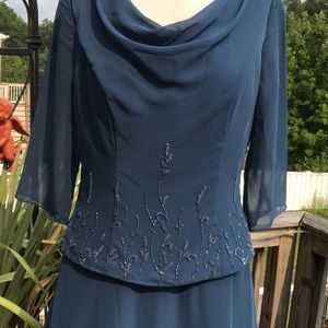 Symphony of Venus size 10 formal chiffon dress